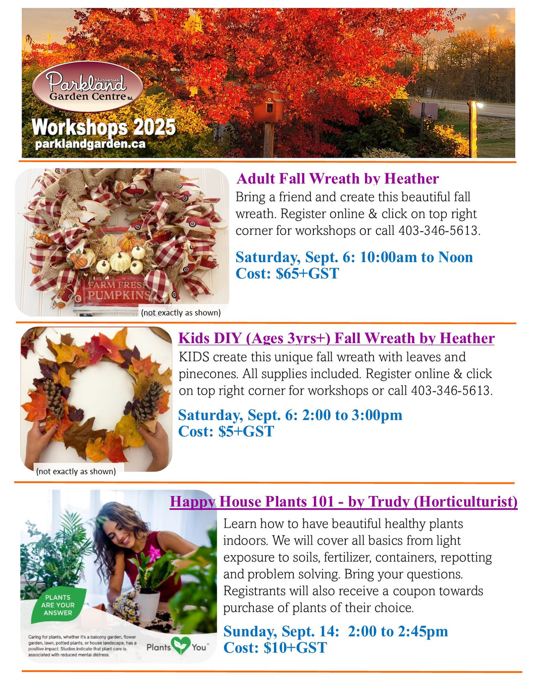 Happy House Plants 101 - Sunday, Sept.14 from 2:00 to 2:45pm