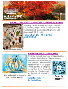 KIDS DIY (3yrs+) 'Welcome Fall' Wall Hang on Saturday, Sept.20 from 1:00 to 3:00pm