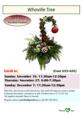 Whoville Tree - Nov 27 from 6:00 to 7:30pm