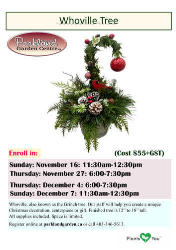 Whoville Tree - Dec 7 from 11:30am to 12:30pm